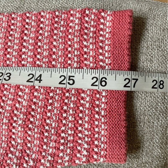 NWT Christopher & Banks White Coral Hook Eye Cotton Pockets Cardigan Sweater - Picture 9 of 10